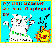 example of Hall Monster certificate colored